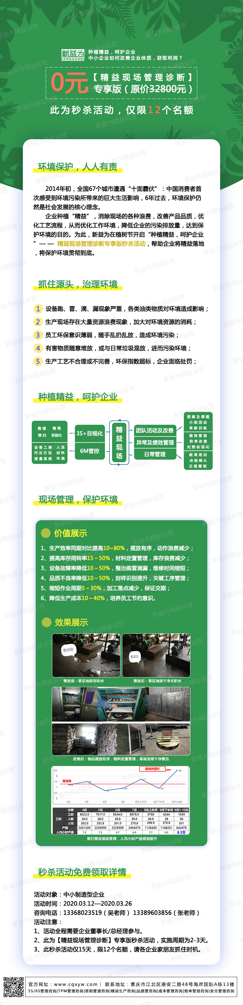 種植精益，呵護(hù)企業(yè)——精益現(xiàn)場(chǎng)管理診斷專享版秒殺活動(dòng)